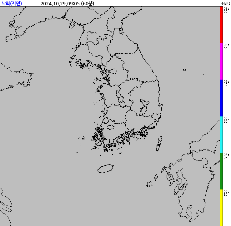 落雷の分析ビデオ : 2024年 10月 29日 09:05 (KST)