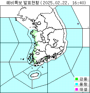 Preliminary special weather report situation