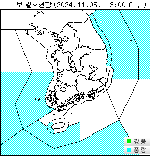 특보 발효현황